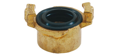 Slangkoppeling, messing, koppeling-binnendraad, Geka model