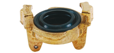 Afsluitkap, messing, koppeling, Geka model