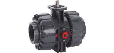 OMAL PVC Kogelkraan, 2-weg, lijmaansluiting, wartel