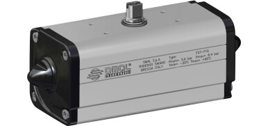 OMAL Pneumatische Actuator, DAN, aluminium, 360Nm, Monostabiel, dubbelwerkend (DA)