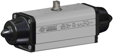 OMAL Pneumatische Actuator, SRN, aluminium, 720Nm, Veerretour, enkelwerkend (SR)