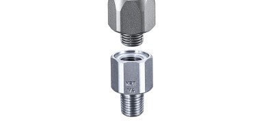 SUCO Verloopadapter, RVS, NPT1/4"-18, (Suco drukschakelaar G1/4")