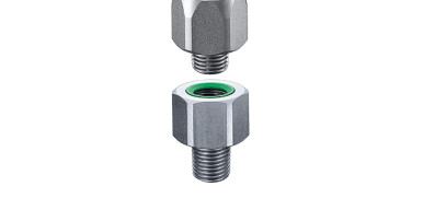 SUCO Verloopadapter, Verzinkt staal, R1/4”, (Suco drukschakelaar Hex24, Hex27)