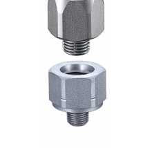 SUCO Verloopadapter, Verzinkt staal, NPT1/8"-27, (Suco drukschakelaar Type 0183)