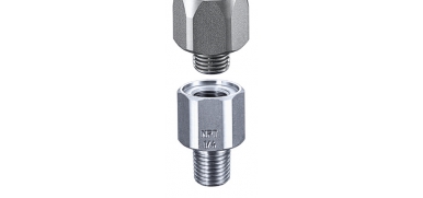 SUCO Verloopadapter, RVS, NPT1/4"-18, (Suco drukschakelaar G1/4")