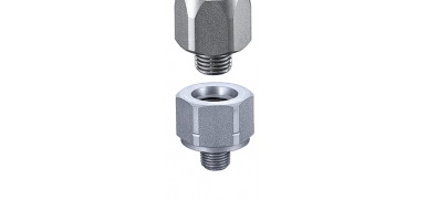 SUCO Verloopadapter, Verzinkt staal, NPT1/8"-27, (Suco drukschakelaar Type 0183)