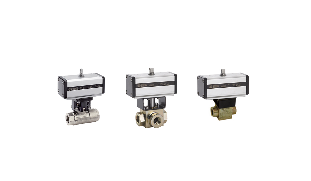 hoge druk kogelkranen dubbelwerkend pneumatisch