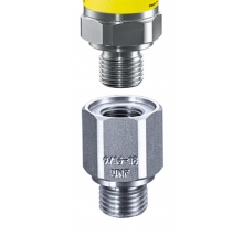 SUCO Verloopadapter, RVS, 9/16 -18UNF, (Voor Suco SOS drukschakelaar G1/4")